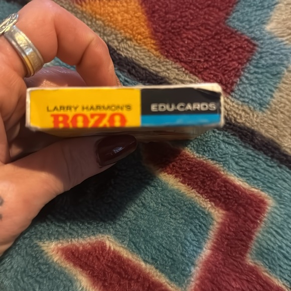 Bozo The Clown Educational Card Game Larry Harmon Vintage 1972 Gifts Flaws Wear - Picture 4 of 8